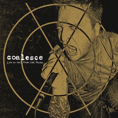 Coalesce - Live At BBC's Maida Vale Studios (Relapse Records, RR7578) • 12" • Custom Pinwheel [Black Ice With Metallic Gold Pinwheels] • Etched, Limited Edition