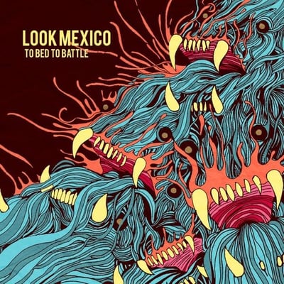 Look Mexico - To Bed To Battle (Suburban Home Records, SH164-1) • LP • Salmon • Limited Edition
