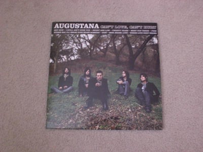 Augustana - Can't Love Can't Hurt LP 12" (Black Vinyl)