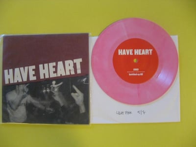 Have Heart - 2003 Demo (Bottled Up) 7" 1st press - Light Pink #5/7
