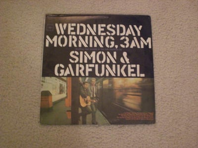 Simon & Garfunkel - Wednesday Morning, 3 AM 12" (Black Vinyl)