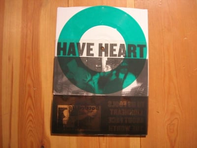 Have Heart - 2003 Demo (Bottled Up) 7" 3rd press - Green w/ Alternate Acetate Cover / 10