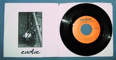 Endive / Icenine - Split 7" | State fanzine, st-01 | black