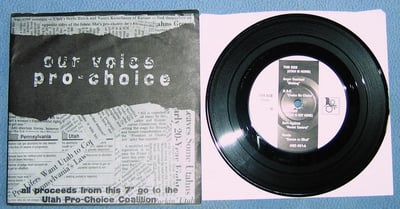 V/A - Our voice pro-choice | Hands on, hnd-001 | black