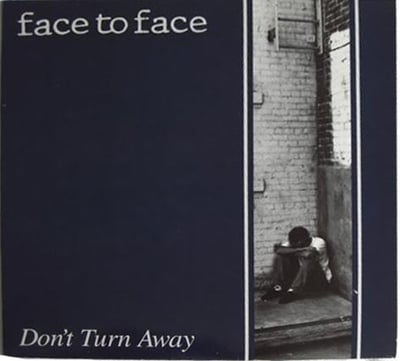 Face to Face - Don't Turn Away (Dr. Strange blue cover / original pressing)