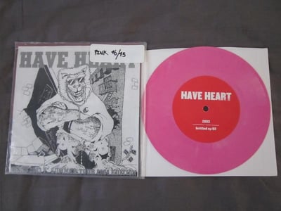 Have Heart - 2003 Demo - Pink #46/45 Summer Tour 2004 GB Rip Off Cover - Bootleg
