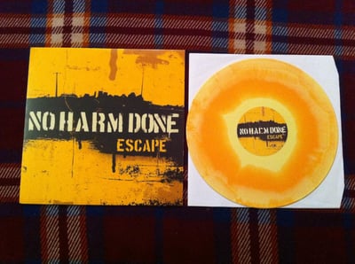 No Harm Done- Escape/Orange Yellow Splatter