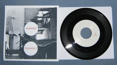 Bearings / Pswingset - Split 7" | Missing words records, mwr-019 | black 28/300