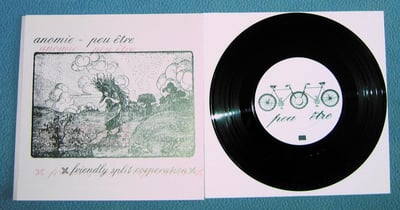 Anomie / Peu Etre - Split 7" | Stonehenge / Ape Records, stone-011 | black, pink cover /1000(2000)