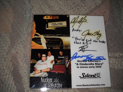 Nuclear Saturday Album Promo Pic, signed