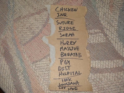 The Loved Ones setlist @ The Clubhouse Bar, Newtown, PA May 21, 2010