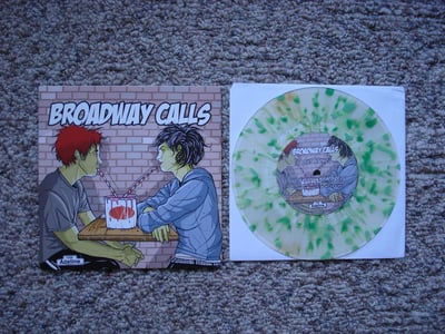 Broadway Calls/Teenage Bottlerocket - Split (Clear w/ Green Splatter) /250