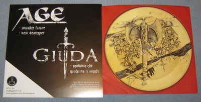 Age / Giuda - Split 7" | Break The Chains Records, btc-03 | picture disc /500