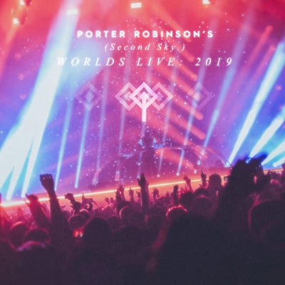 Porter Robinson - Worlds Live At Second Sky 2019 (Astralwerks, 00602475107637) · 2xLP · Purple (Lavender) Marble