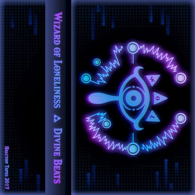Wizard of Loneliness - Divine Beats (Not On Label (Wizard Of Loneliness Self-Released), none) · LP · Blue w/ Purple Splatter