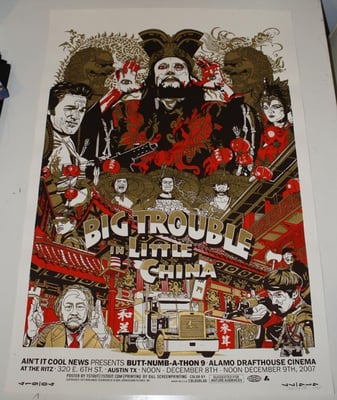 Tyler Stout - Big Trouble In Little China (Regular) - 24x36 - #20/300 *Signed*