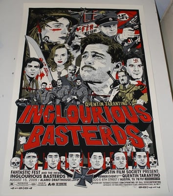 Tyler Stout - Inglourious Basterds (Regular) - 24x36 - #72/450 *Signed*