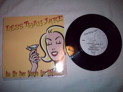 All My Best Friends Are Metalheads - Black 7" Vinyl.