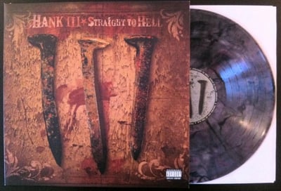 Hank III - Straight To Hell - 2LP - Opaque Red w/ Black Flecking (340, RSD 2011)