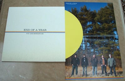 End of a Year - You Are Beneath Me [LP - yellow] - Deathwish Inc. - DWI104 - /300