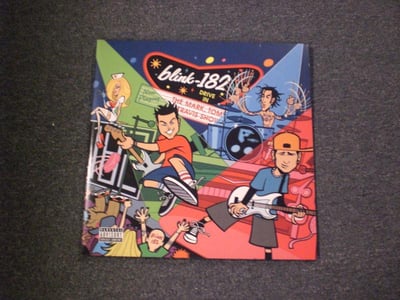 Blink 182 - The Mark, Tom, and Travis Show (The Enema Strikes Back!) Double LP (Opaque Blue & Green Vinyl)