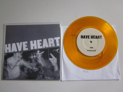 Have Heart - 2003 Demo (Bottled Up) 7" 7th press - Gold/Red mix #12/12