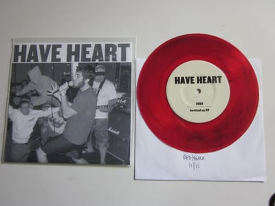 Have Heart - 2003 Demo (Bottled Up) 7" 7th press - Red/Black Swirl #11/11