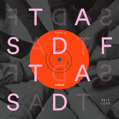 Touché Amoré & Self Defense Family - Self Love (Deathwish, DW168) · 7" · Orange Transparent · NM/VG