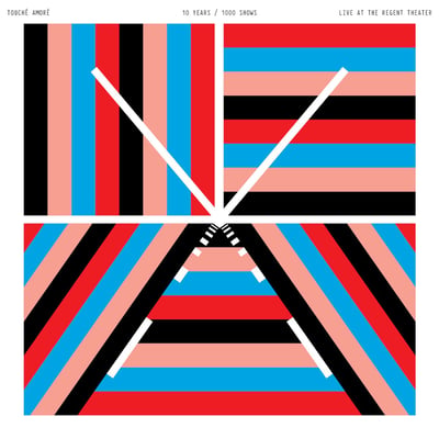 Touché Amoré - 10 Years / 1000 Shows – Live At The Regent Theater (Epitaph, 87618-1) · 2xLP · Clear With Red And Black Smoke / Clear With Blue And Pink Smoke · Limited Edition