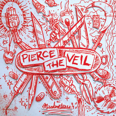 Pierce The Veil - Misadventures (Fearless Records, 71475302151) · LP · Transparent · Limited Edition