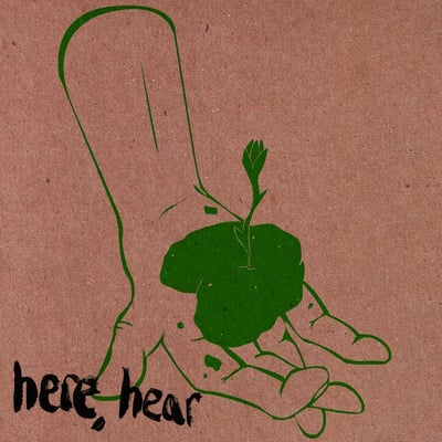 La Dispute - Here, Hear II (No Sleep Records, NSR013) · 7" · Red "Builders" Cover w/ White Vinyl · NM/NM · Numbered