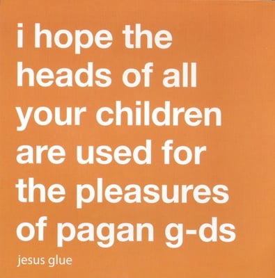 Glassjaw - Jesus Glue (Not On Label (Glassjaw Self-released), GJ89) · 7" · NM/VG
