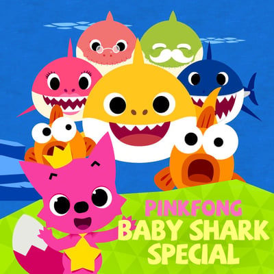 Pinkfong - Baby Shark (Pinkfong USA, RSDBSPD01) · 7" · M/VG+ · Record Store Day, Limited Edition, Picture Disc
