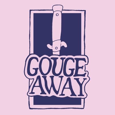 Gouge Away - Swallow b/w Sweat (Secret Voice, SV12) · 7" · Blue Translucent · M/NM · Numbered