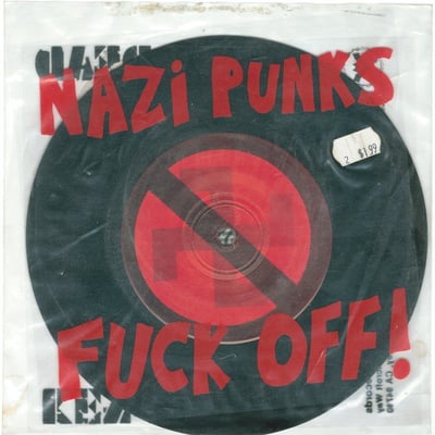 Dead Kennedys - Nazi Punks Fuck Off! / Moral Majority (Subterranean Records, SUB 24) · 7" · P.O. Box 2530 · M/NM · Repress