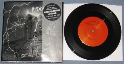 Syphilitic Vaginas / Doraid – Split 7" | Heavy Metal Super Star, hmss-107 | black 484/530