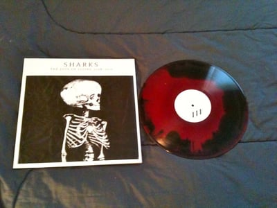 Sharks - The Joys of Living 2008 - 2010 (Black/Red swirl) (Rise)