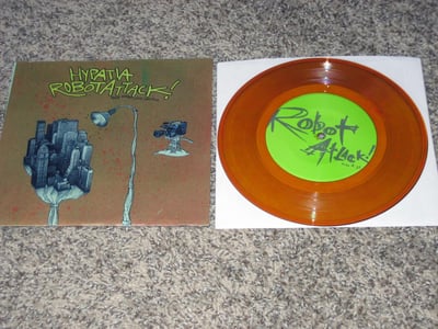 Robot Attack / Hypatia - Split [dirty orange/100]