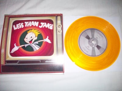 TV/EP - Clear Orange 7" Vinyl.