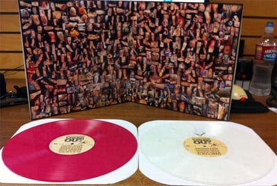 Strung Out - Top Contenders 2xLP- Fuchsia/White w/ Black Streaks (439)