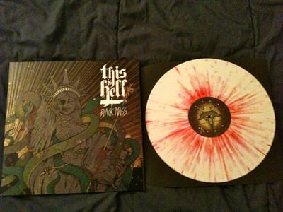 This Is Hell - Black Mass ( /300) (White w/ pink splatter) (Rise Records)