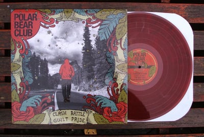 Polar Bear Club - Clash Battle Guilt Pride [LP, grey/red marble] - Bridge9 - B9R123 - /1000