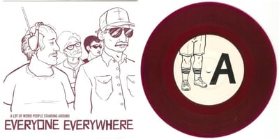 Everyone Everywhere – A Lot Of Weird People Standing Around /200 Purple w/ Screened Jacket