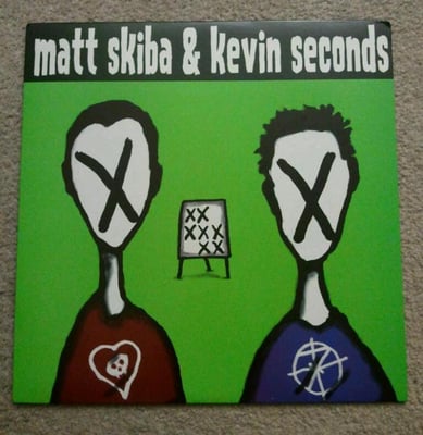 Matt Skiba / Kevin Seconds - Split |2002| Cotton Candy Swirl