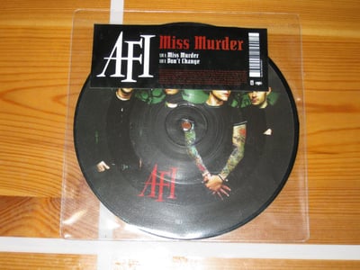 AFI Miss Murder 2006 Interscope Picture disc, UK edition
