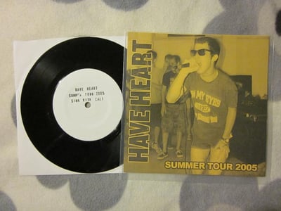 Have Heart - 2003 Demo (Bottled Up) 7" ( Sink With Cali 2005 ) with Original Yellow Tour Sleeve /5