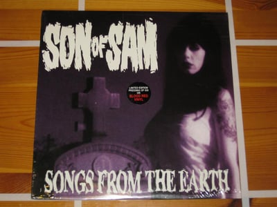 AFI/Various Son of Sam "Songs from the Earth" Red Vinyl With Black Swirls