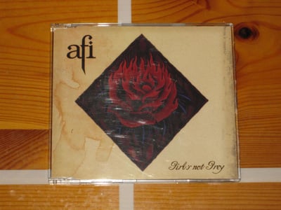 AFI Girl's Not Grey 2003 DreamWorks UK single CD1 (Error press)