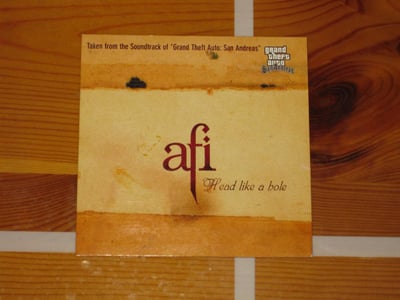 AFI Head Like a Hole 2004 Interscope German promo (Card sleeve)
