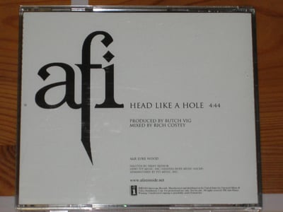 AFI Head Like a Hole 2004 Interscope US promo